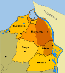 Mapas De Barranquilla Mapa F sico Geogr fico Pol tico Tur stico Y 