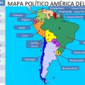 Mapa de America con nombres
