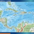 Mapa fisico de America central