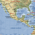Mapa geografico de America central