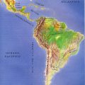 Mapa geografico de America latina