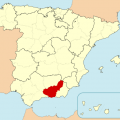 Mapa geografico de Granada