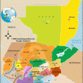 Mapa geografico de Guatemala y sus departamentos