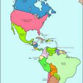 Mapa politico de America con nombres