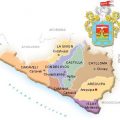 Mapa politico de Arequipa