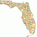 Mapa politico de Florida