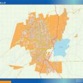 Mapa politico de Hermosillo