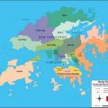 Mapa politico de Hong Kong