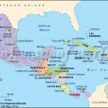Mapa político de Centroamerica