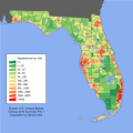 Mapa tematico de Florida