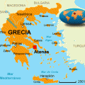 mapa de Grecia