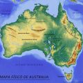 mapa fisico de australia