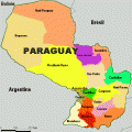 mapa fisico de paraguay