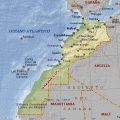 mapa geografico de marruecos