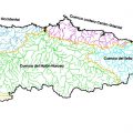 mapa hidrografico de asturias