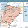 mapa politico de Corrientes