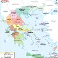 mapa politico de Grecia