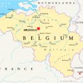 mapa politico de belgica