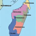 mapa politico de madagascar