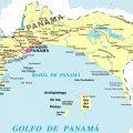 mapa politico de panama