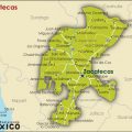 mapa politico de zacatecas