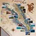 mapa tematico de baja california sur