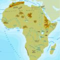 mapa topografico de africa